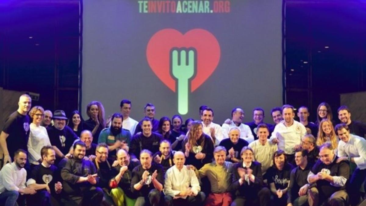 Cena solidaria: 'Te invito a cenar'