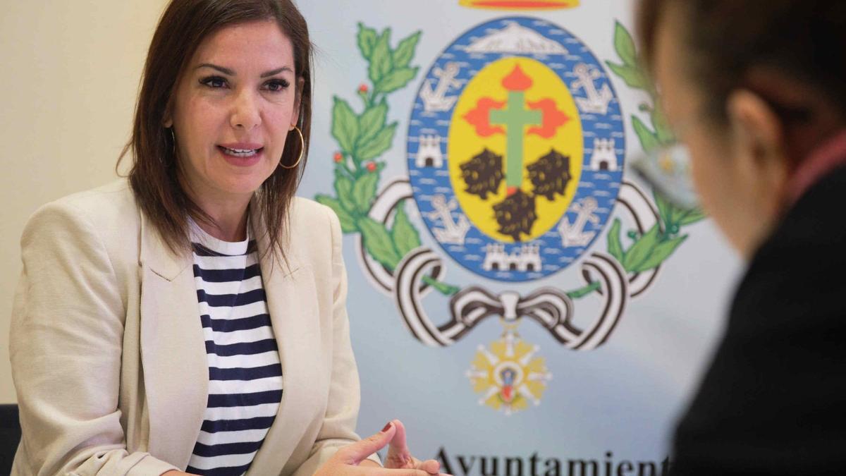 Evelyn Alonso, concejala responsable de Movilidad en el municipio chicharrero.