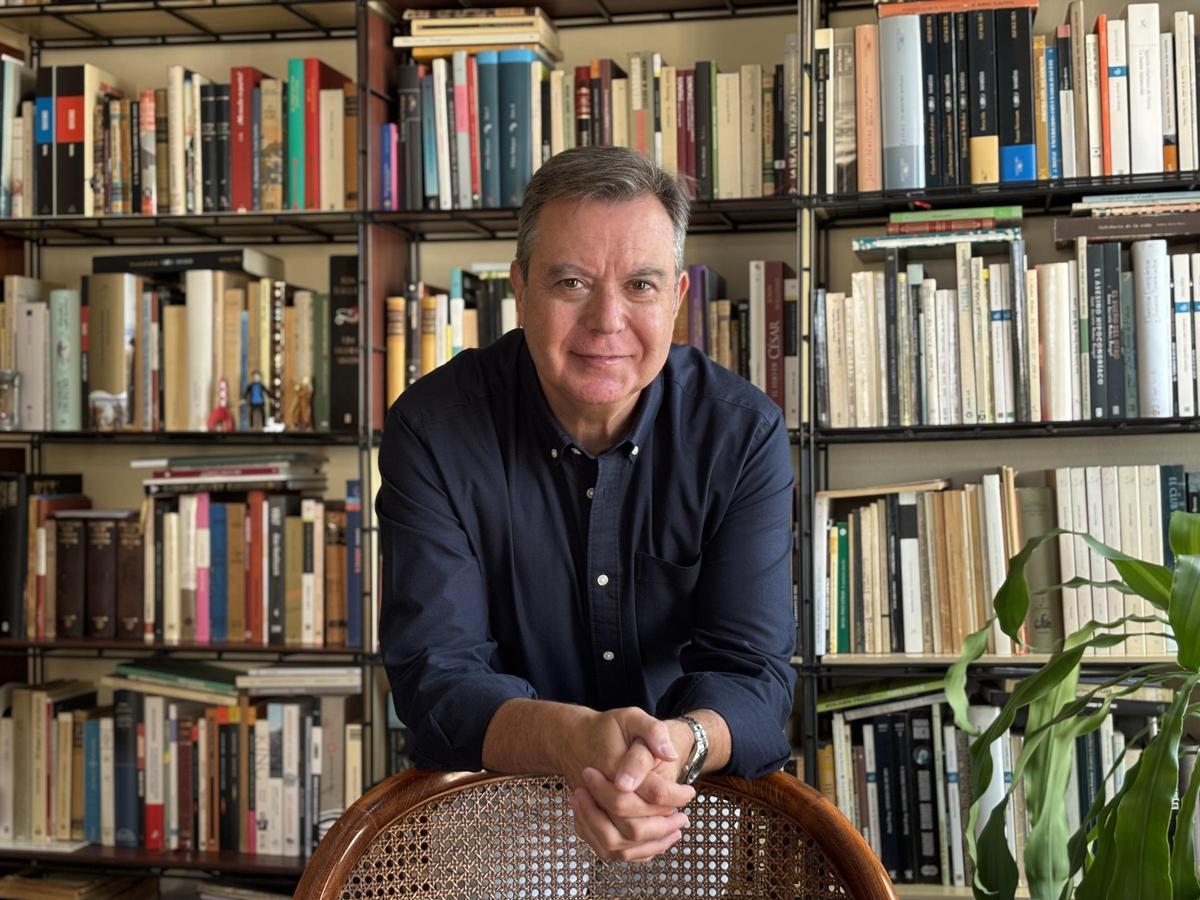 El escritor Alfonso González Cachinero, autor de 'Fugacidades'.