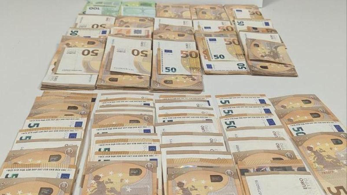 Diners confiscats a la dona detinguda