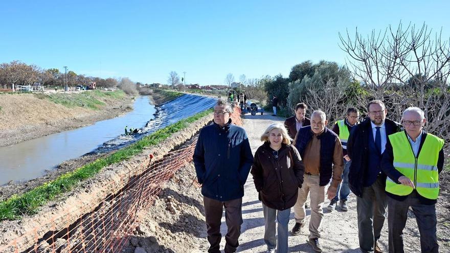 El río Segura dice adiós a la caña invasora a su paso por Murcia en el Meandro del Vivillo