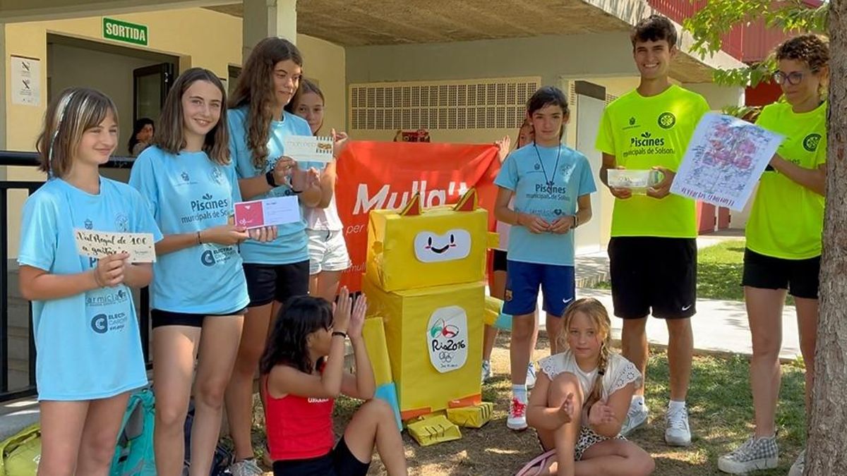 Membres del casal ludicoesportiu que han participat en les activitats
