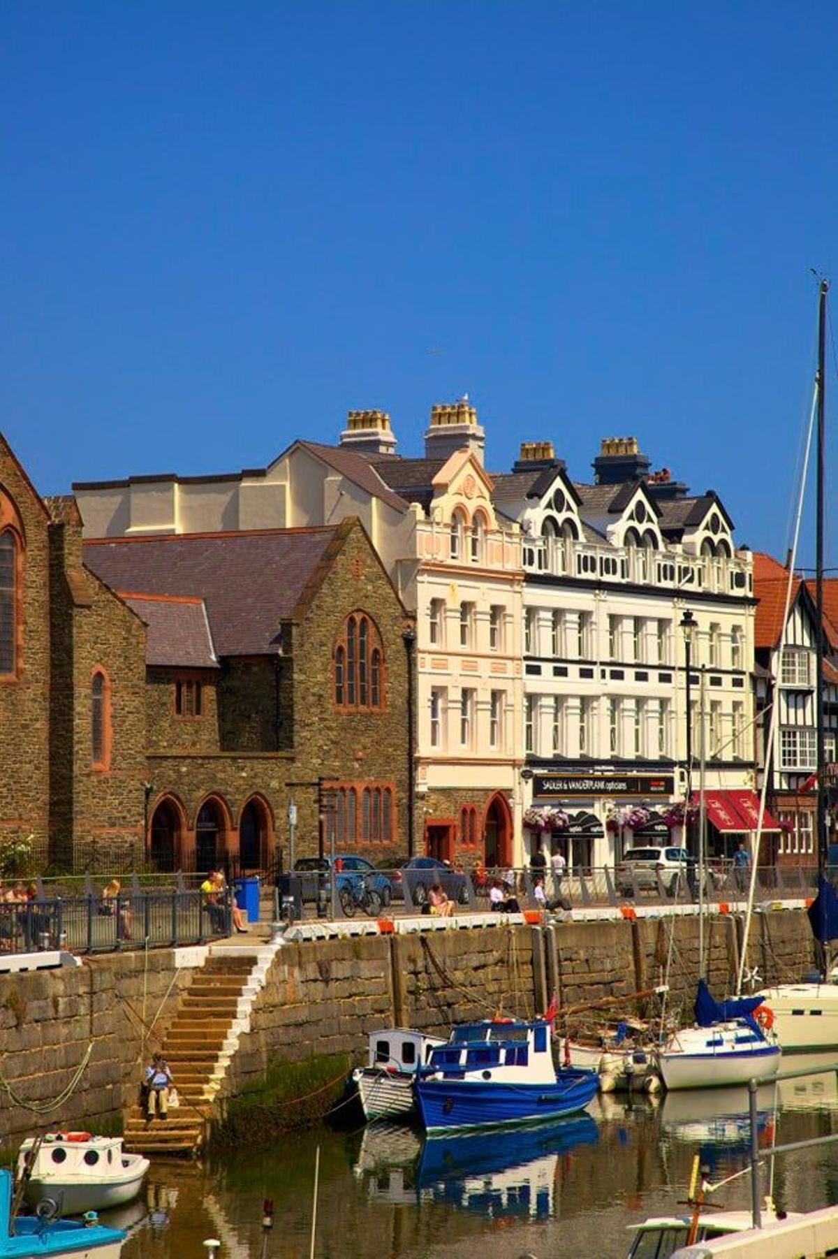 Marina de Douglas, capital de la Isla de Man.