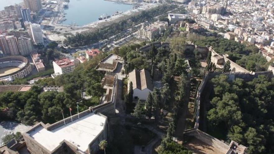 Vistas desde el Castillo Gibralfaro.