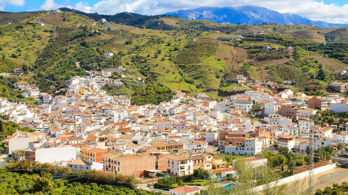 Benamargosa, uno de los municipios afectados por la avería.