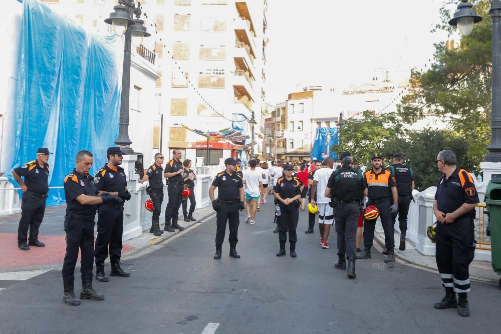 Momentos previos a la Tomatina 2018 en Buñol.