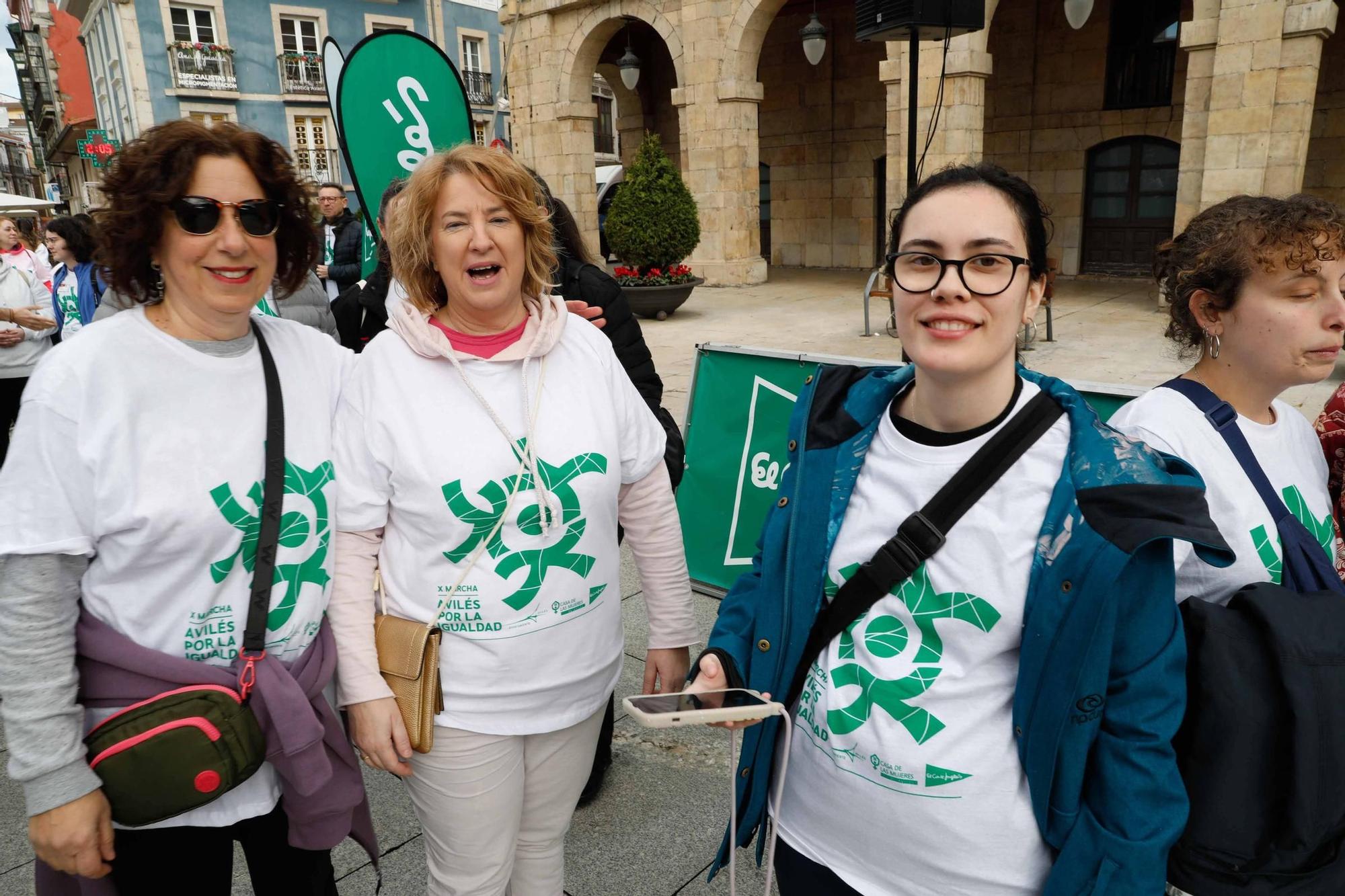 EN IMÁGENES: Así fue la décima edición de la marcha por la igualdad de Avilés