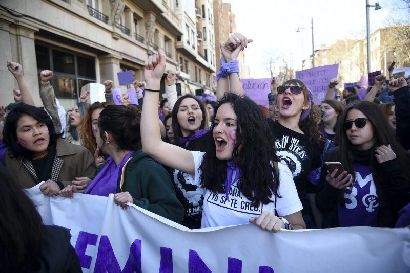 Concentraciones por el 8-M en Zaragoza