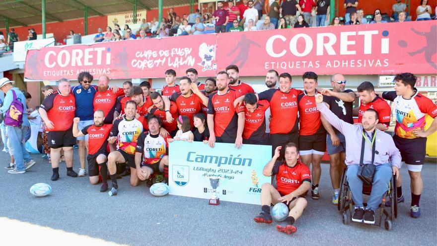 El Coreti Rugby Lalín asciende a la primera división gallega