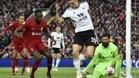 El Fulham, en un partido contra el Liverpool