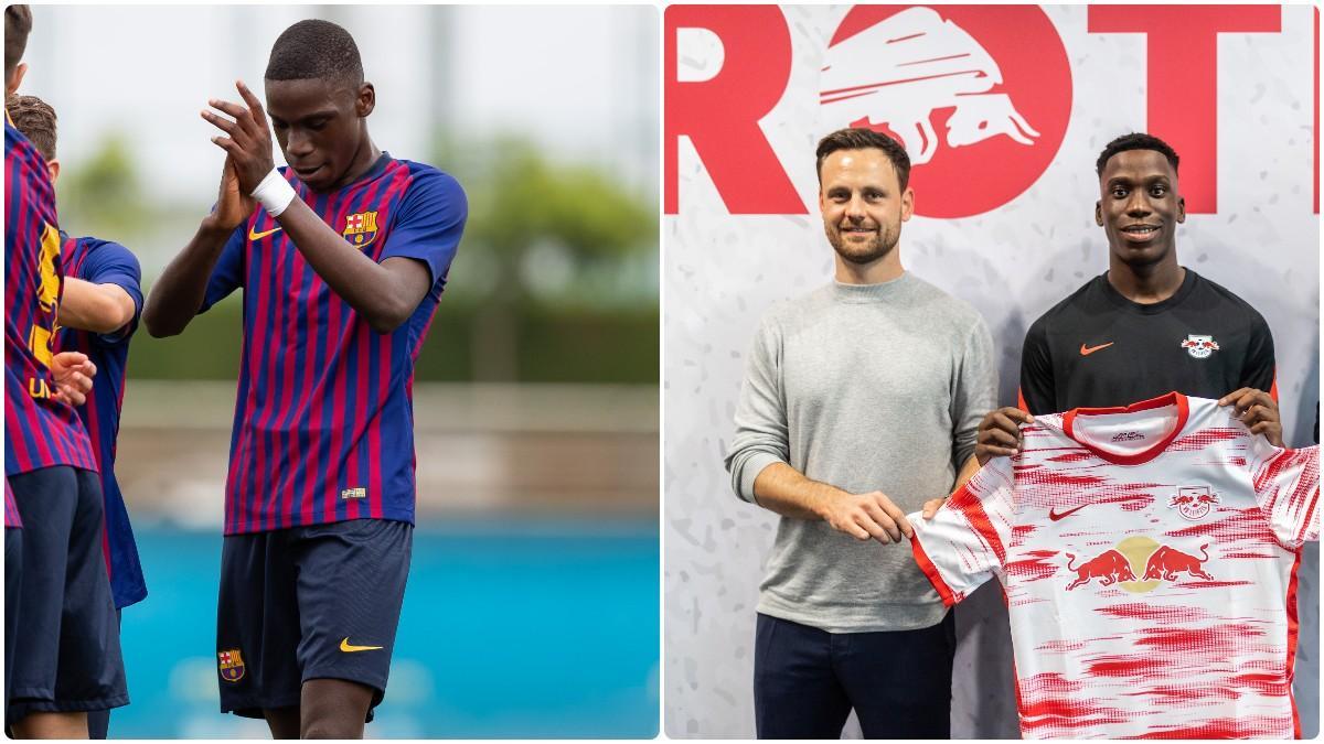 Ilaix Moriba dejó el Barça para fichar por el Leipzig