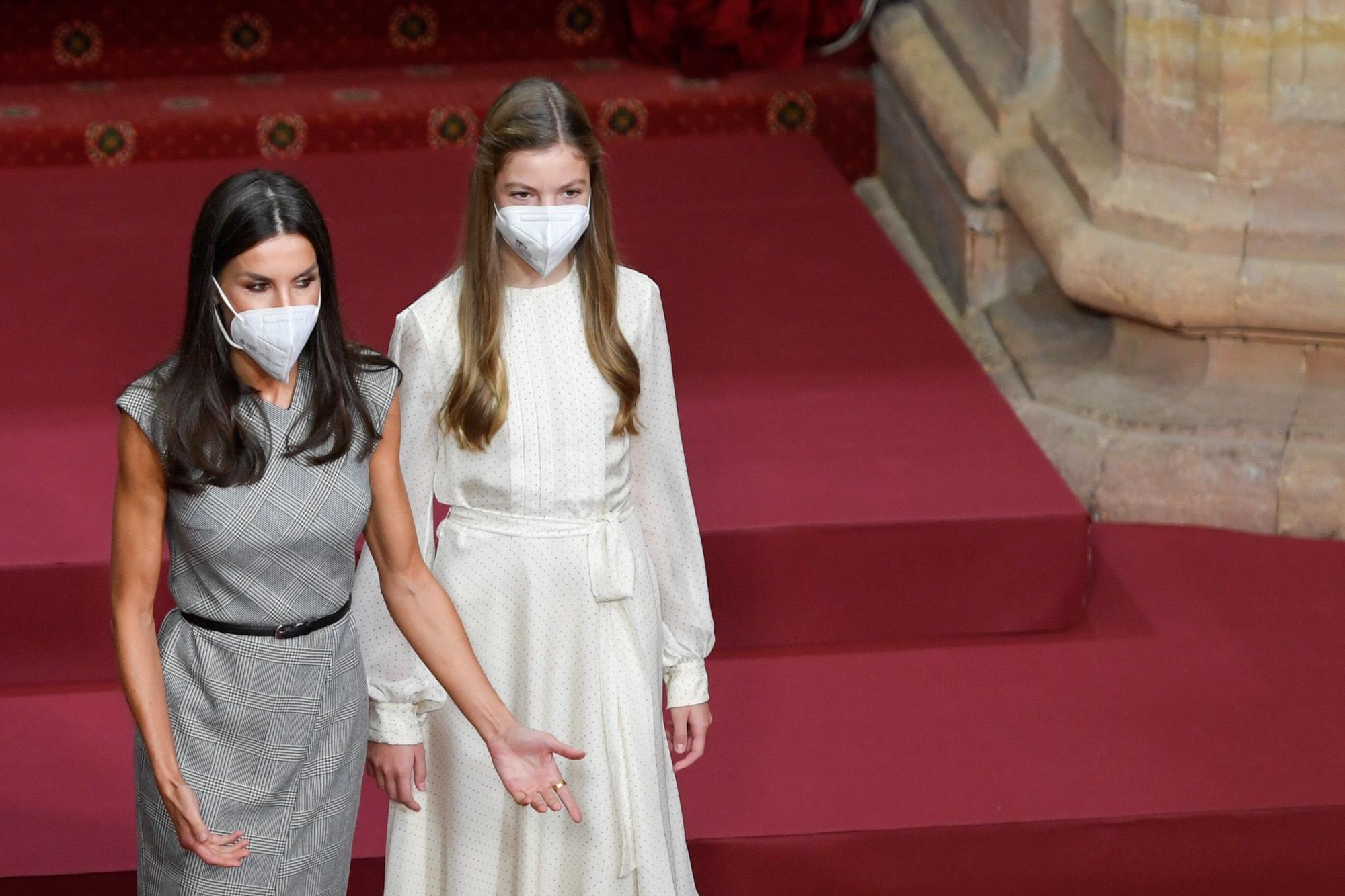 El look de la Familia Real durante las audiencias en el Reconquista