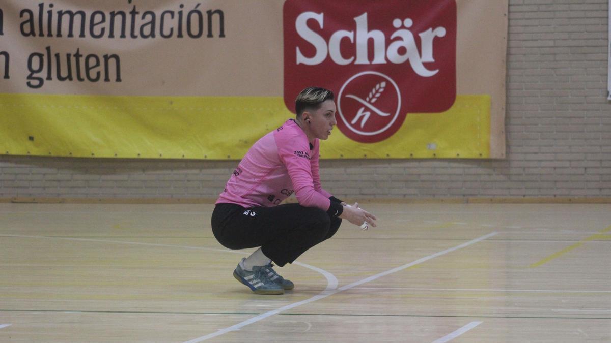 Raquel Álvarez, durante un partido de la pasada temporada.