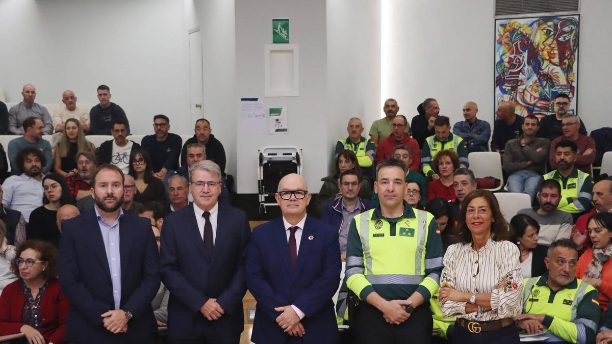 David Llorente, Manuel Pardo, Eladio Santos, Javier Barja y Marisol Díaz.