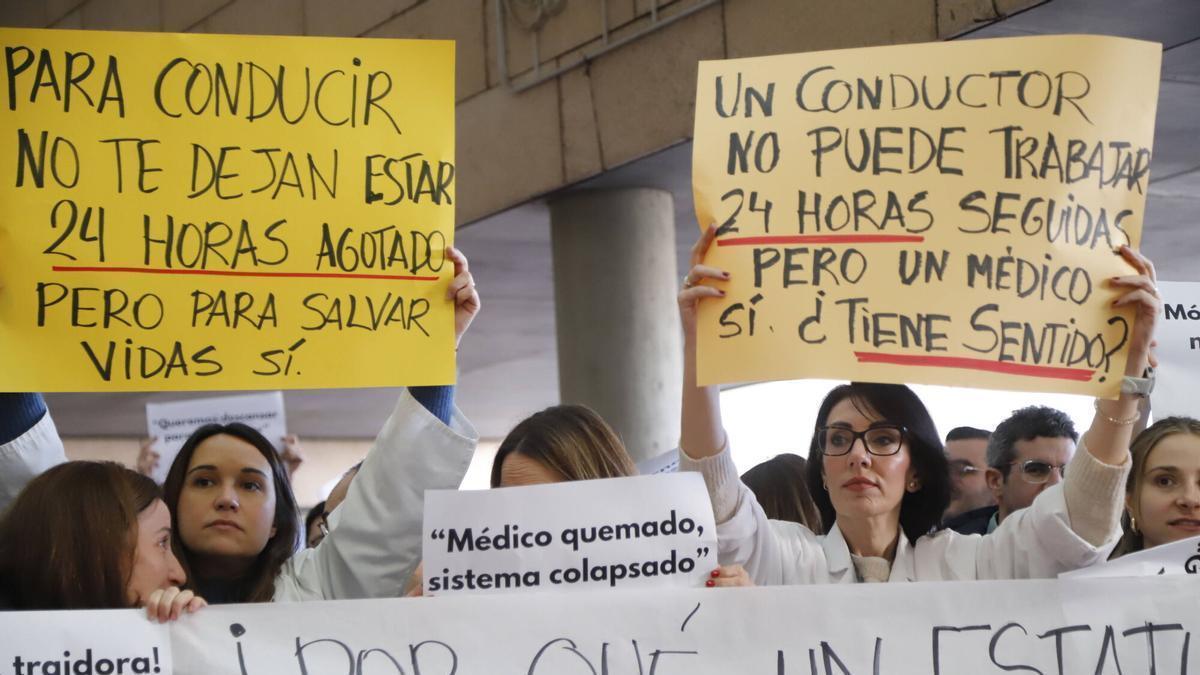 Jornada de protesta en el Reina Sofía, en una imagen de archivo.