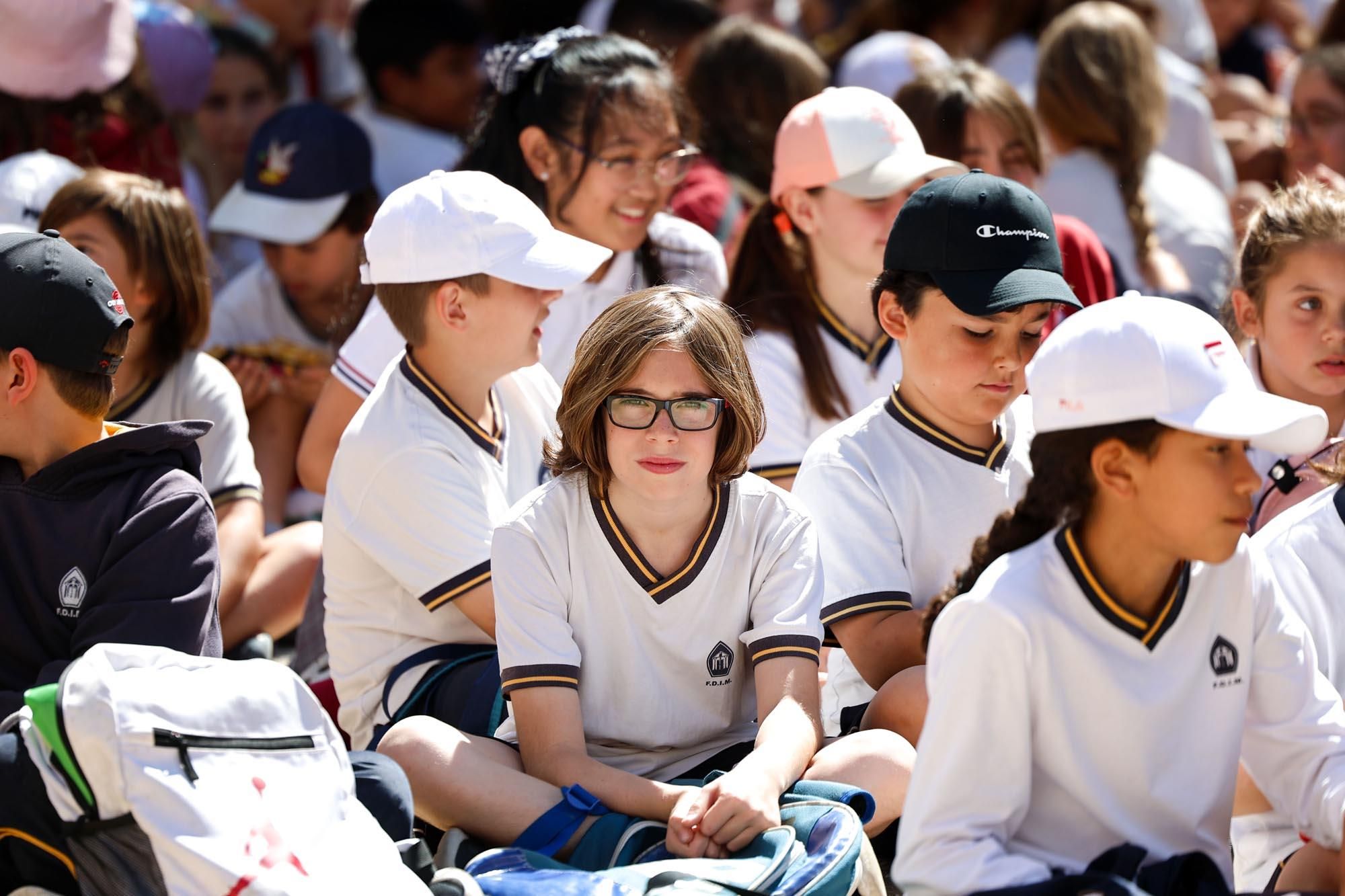 Los escolares de Ibiza visitan la feria Eivissa Medieval