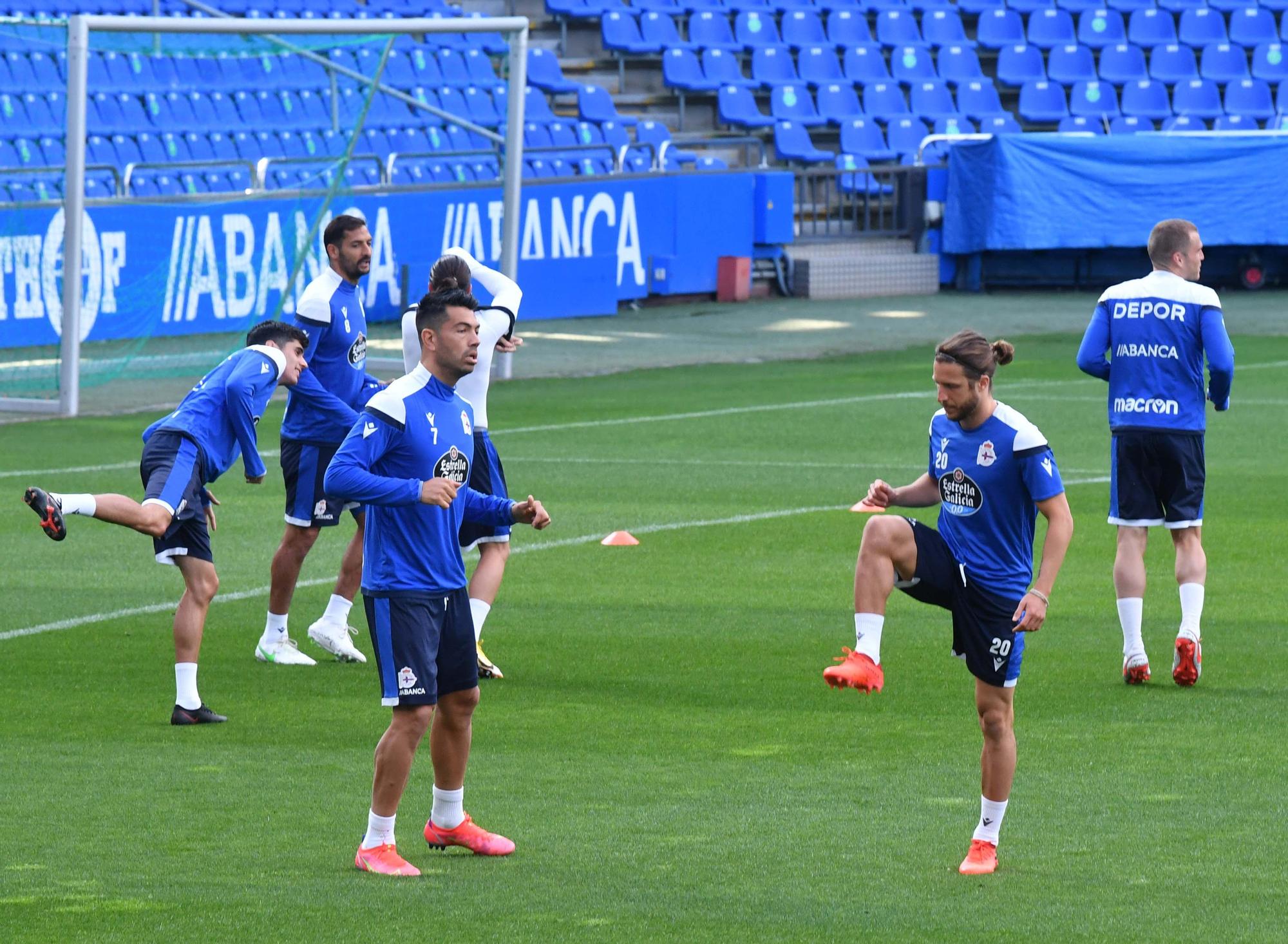 El Dépor prepara en Riazor el choque ante el Marino de Luanco