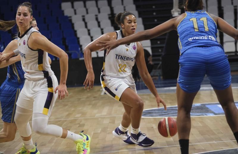 Partido Clarinos Tenerife - Fribourg de la Eurocup Women de baloncesto