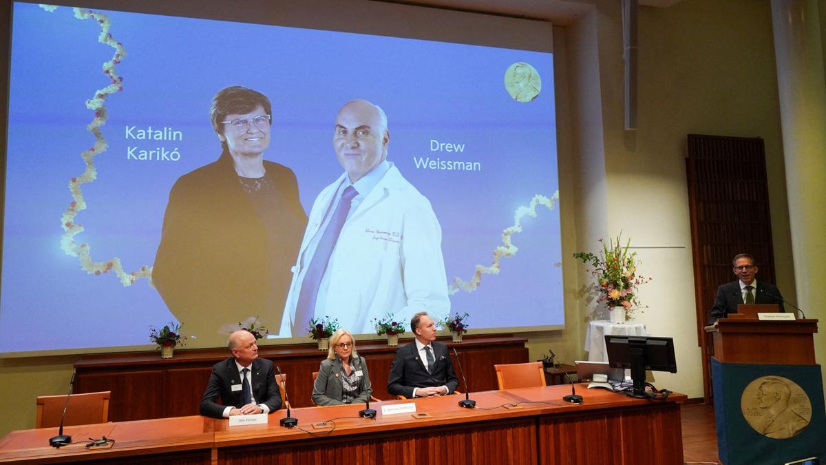 El Nobel de Medicina 2023 premia a los padres de las primeras vacunas contra el covid-19