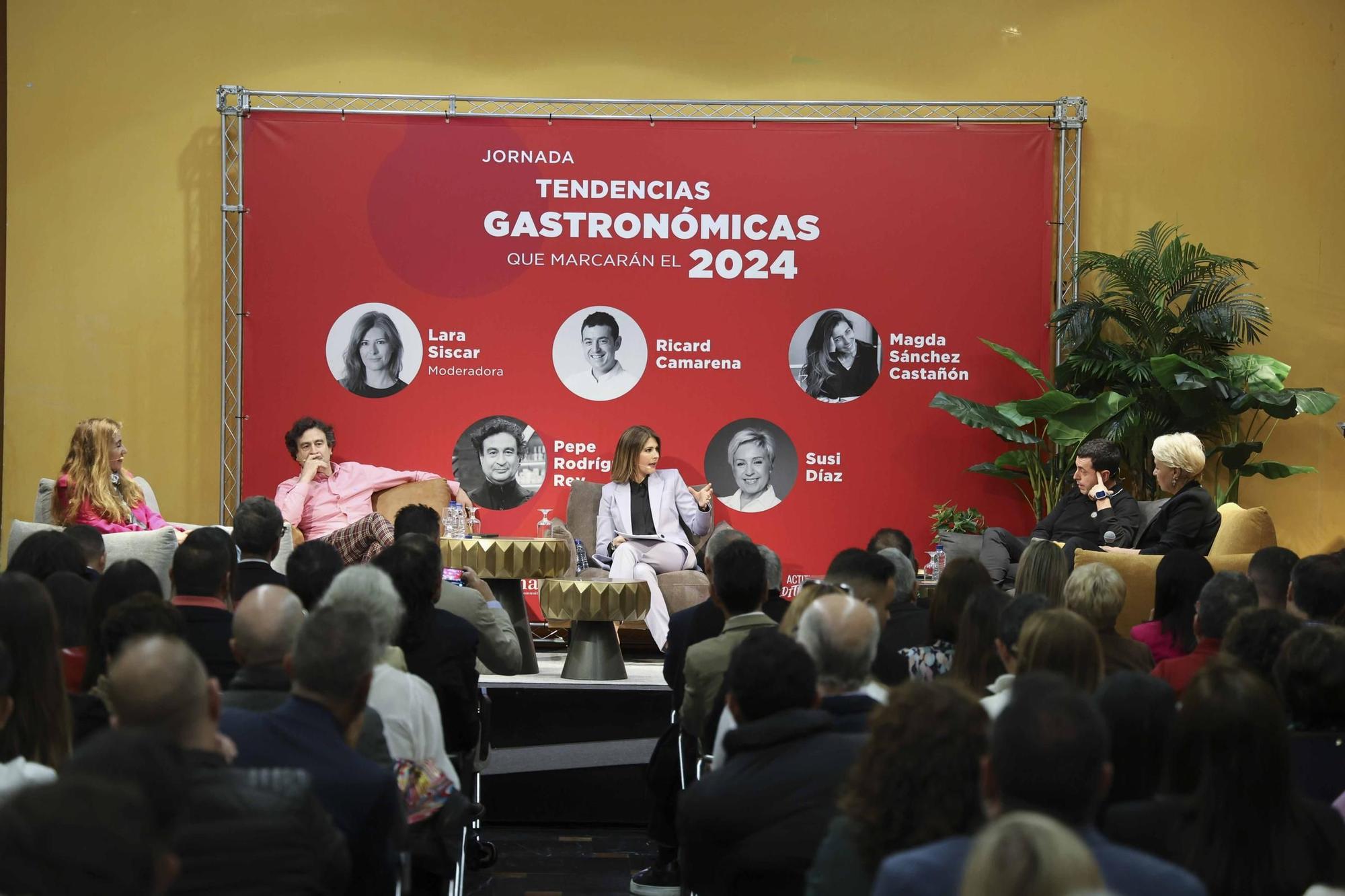 Pepe Rodríguez, Susi Díaz y Ricard Camarena presentan las tendencias gastronómicas que marcarán este 2024