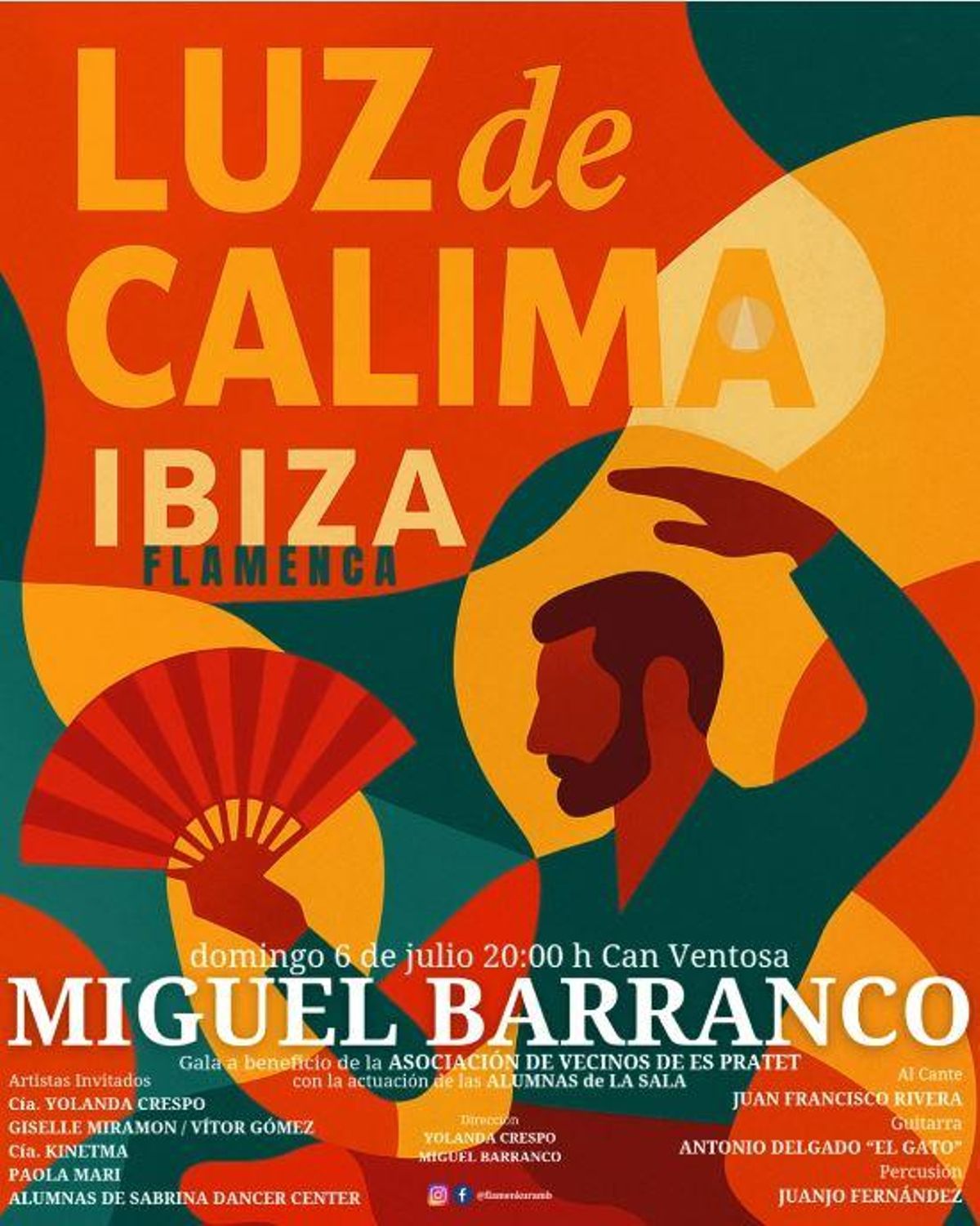 Espectáculo 'Luz de Calima', el domingo en Can Ventosa