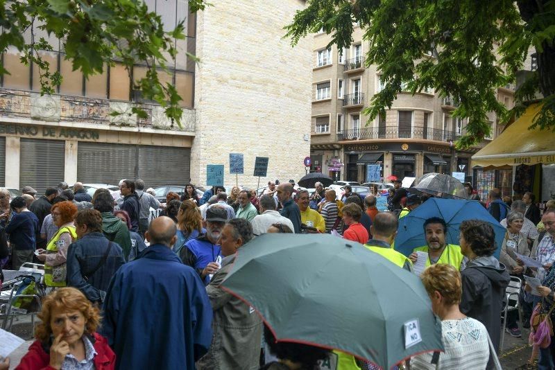 Manifestación contra el ICA en Zaragoza