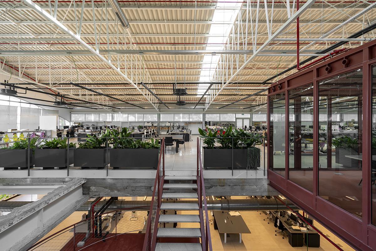 Vista del interior de la nueva sede de Bimba y Lola