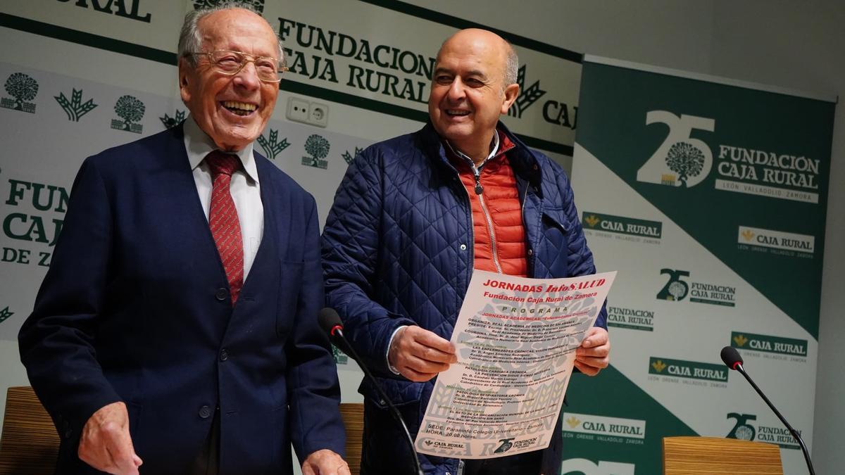 José Miguel Diego Gómez y Feliciano Ferrero presentan las Jornadas Infosalud.