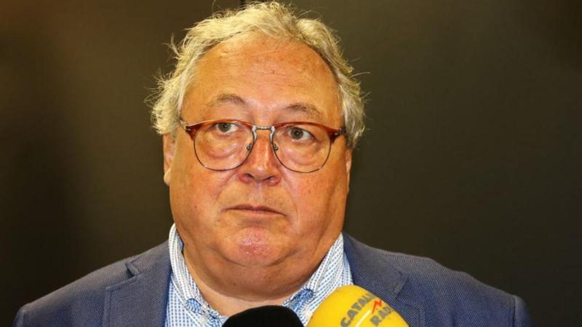 El president de l'Acco, Marcel Coderch, després de la presentació de l'informe sobre el mercat del transport de viatgers, el 29 de juny del 2018