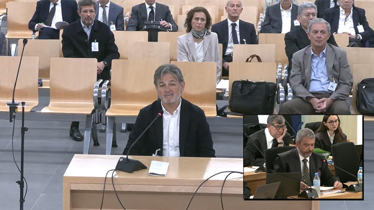 Oriol Pujol durant el judici.