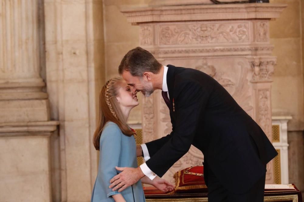 La Princesa Leonor recibe el Toisón de Oro