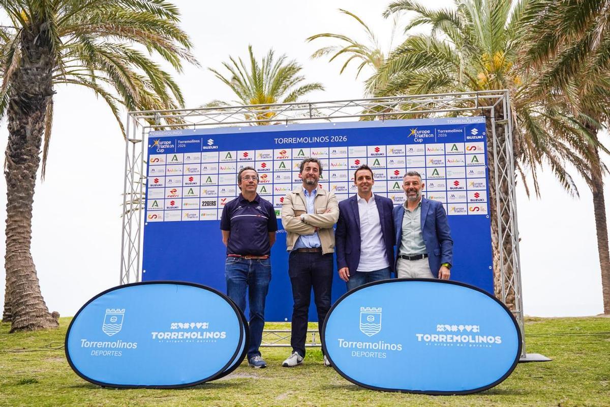 Presentación oficial del Campeonato de Europa de Triatlón en Torremolinos.