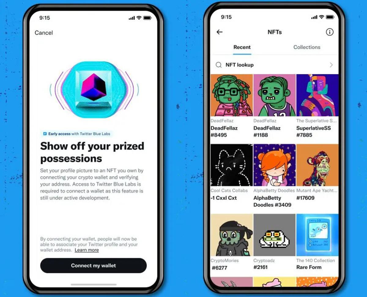 Twitter comença a oferir NFT a les fotos de perfil