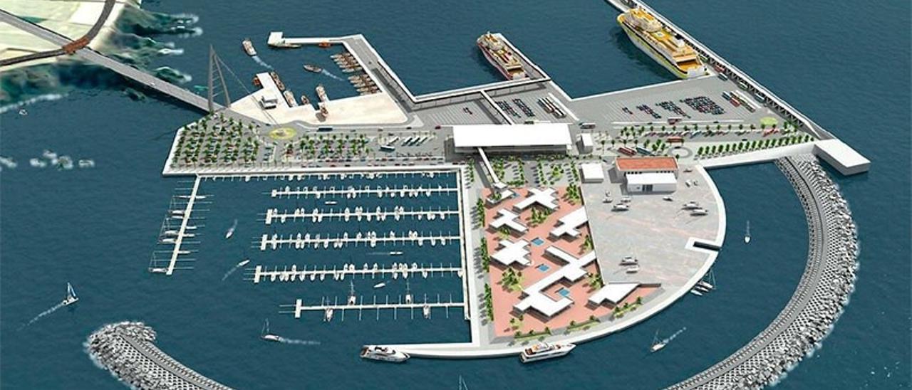 Proyecto del puerto de Fonsalía.