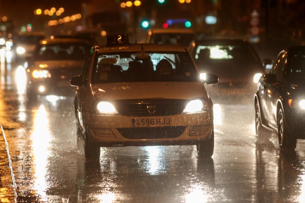 Lluvias en Valencia.