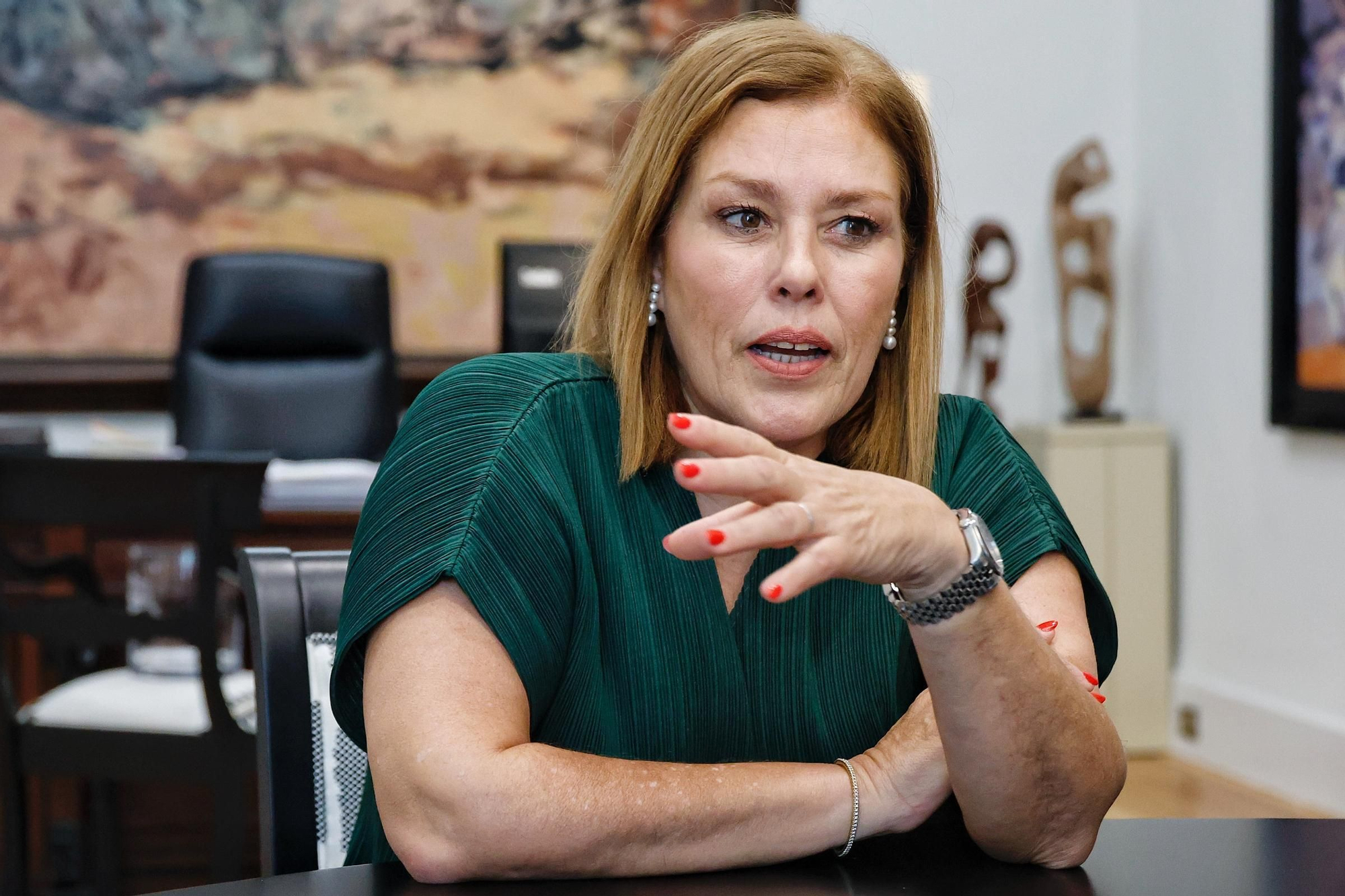 Astrid Pérez, presidenta del Parlamento de Canarias