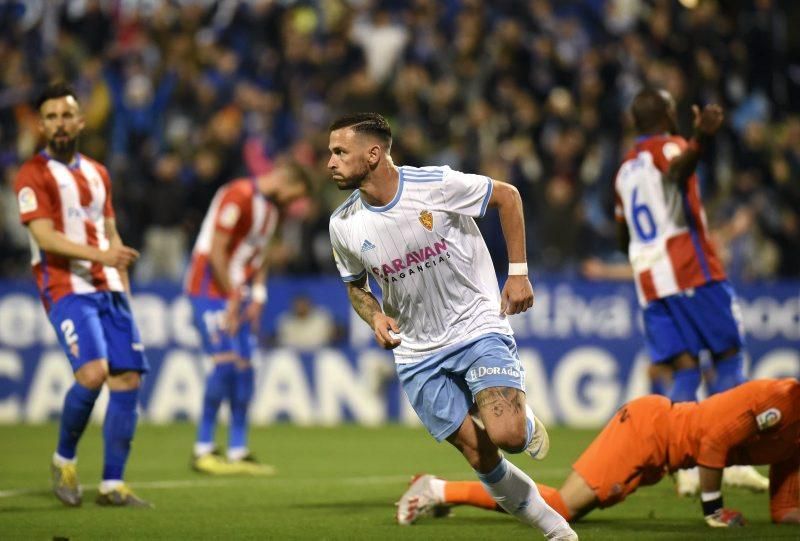 El Real Zaragoza vence al Sporting