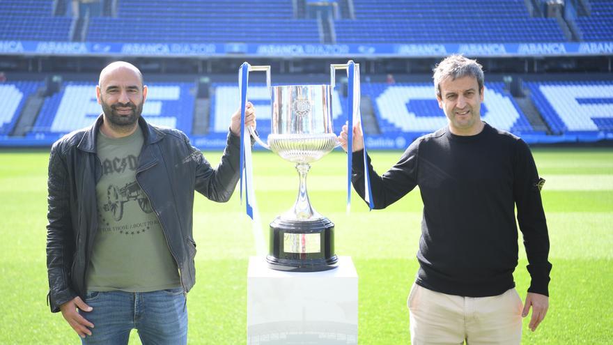 Fran y Manuel Pablo celebran en Riazor los 20 años de la Copa del &#039;Centenariazo&#039; del Dépor