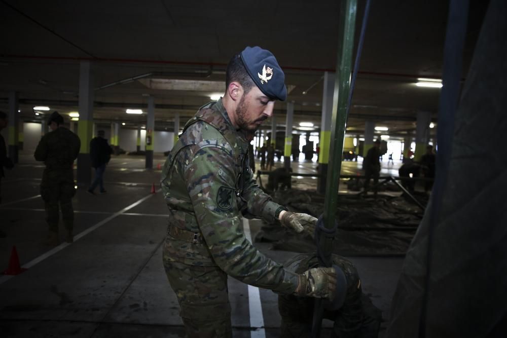 El Ejercito, en el HUCA