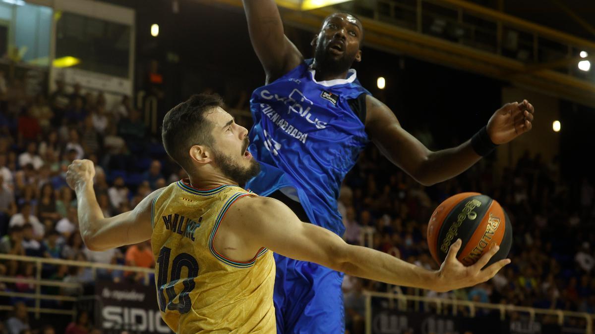 Kalinic, en la clara victoria en Fuenlabrada