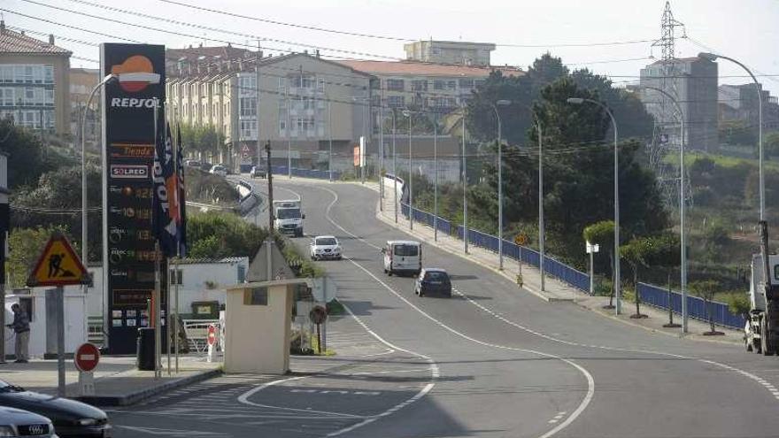 Zona donde Fomento prevé construir el enlace de Meicende.