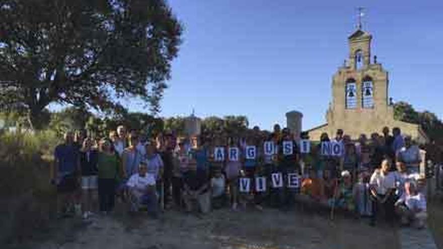 Participantes en el encuentro &quot;Argusino Vive&quot; del sábado.