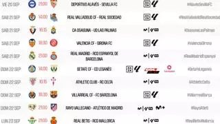 Horarios jornada 6 de LaLiga: Villarreal - Barça y Real Madrid - Espanyol