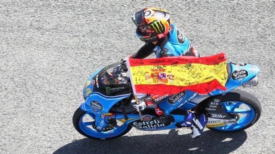 Canet s&#039;estrena amb victòria a Jerez a Moto3 i Mir es puja al podi