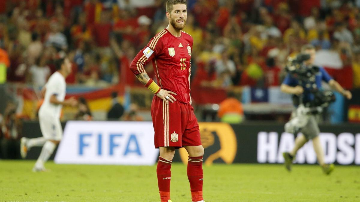 La trayectoria de Sergio Ramos en la selección española, en imágenes