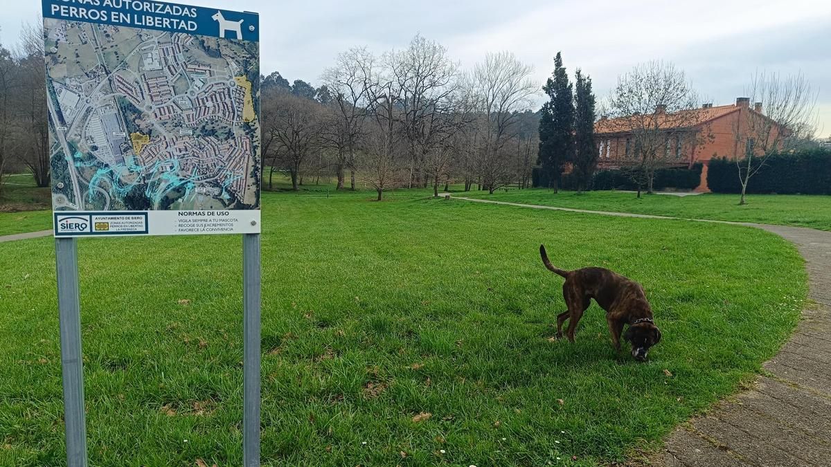 Un parque de perros en La Fresneda.