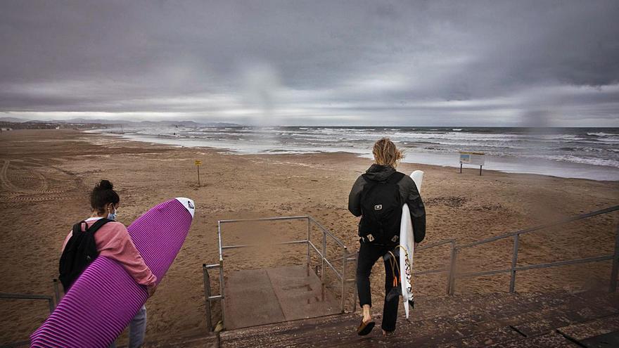Las playas urbanas de València serán de las más afectadas. | G. CABALLERO