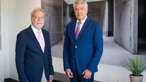 Archivo - Luis Amodio y Mauricio Amodio, presidente y vicepresidente de OHLA