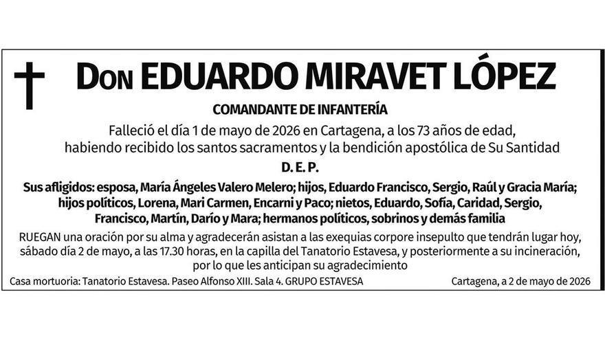 D. Eduardo Miravet López