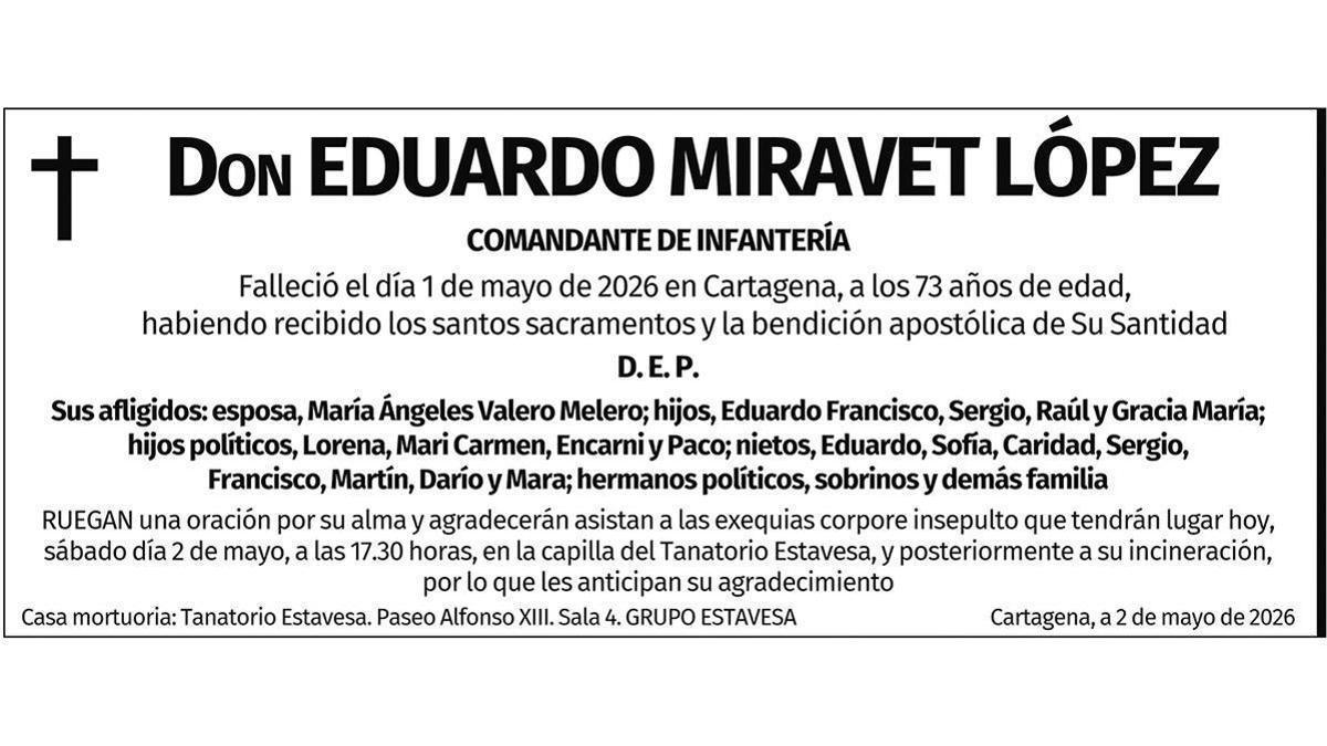 D. Eduardo Miravet López